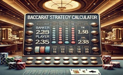 baccarat strategy calculator|Baccarat Strategy 2024 .